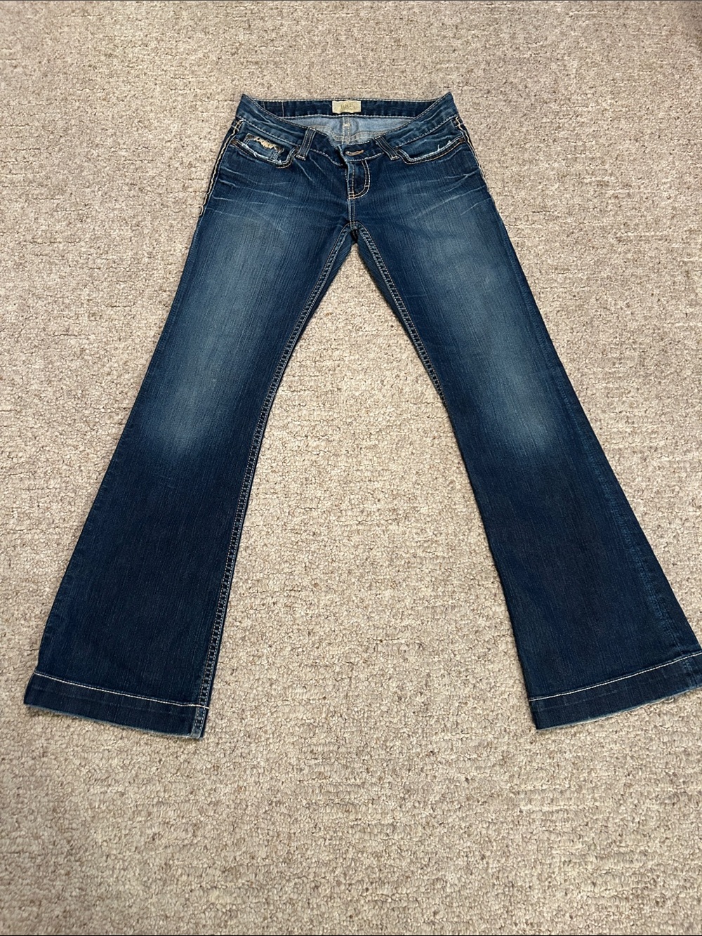 BKE Women’s Flare Jeans in Dark Blue